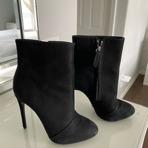 Black ankle boots